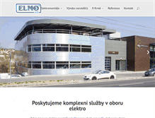 Tablet Screenshot of elmo.cz